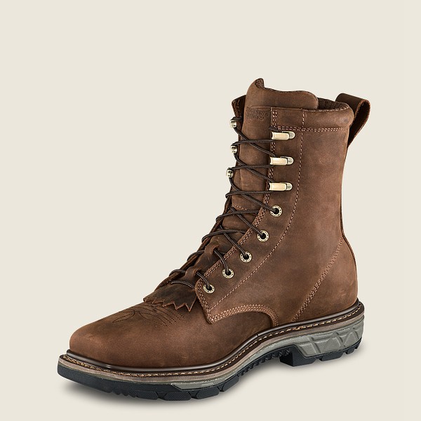 Botas de Seguridad Red Wing Hombre Marrom - Rio Flex - 8-Inch Waterproof Toe - 150-FIGJBK